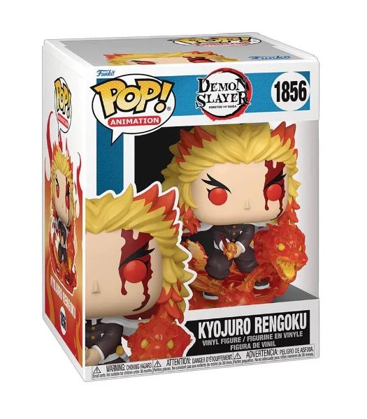 Funko POP! Demon Slayer - Kyojuro Rengoku #1856 Pop Vinyl Figure (Premium) - Pop Vinyl