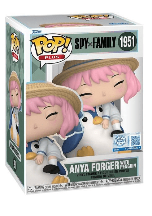 Funko POP! Spy x Family - Anya Forger with Penguin #1951 Pop Vinyl Figure - Pop Vinyl