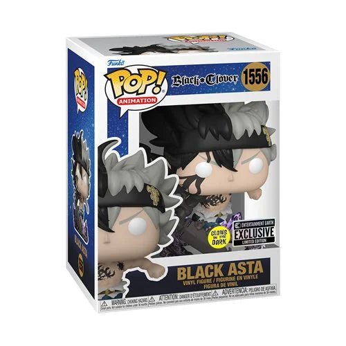 Funko POP! Black Clover - Black Asta #1556 (GITD) Pop Vinyl Figure - Pop Vinyl