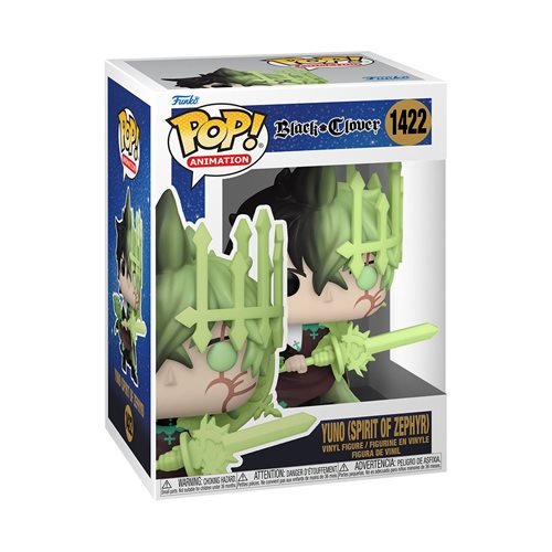 Funko POP! Black Clover - Yuno (Spirit of Zephyr) #1422 Pop Vinyl Figure - Pop Vinyl