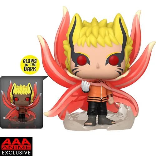 Funko POP! Boruto: Naruto Next Generations - Naruto (Baryon Mode) GITD 6-Inch #1361 Pop Vinyl Figure - Pop Vinyl