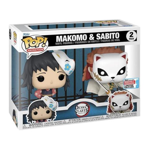 Funko POP! Demon Slayer - Makomo & Sabito (NYCC 2023) 2-Pack Figures - Pop Vinyl