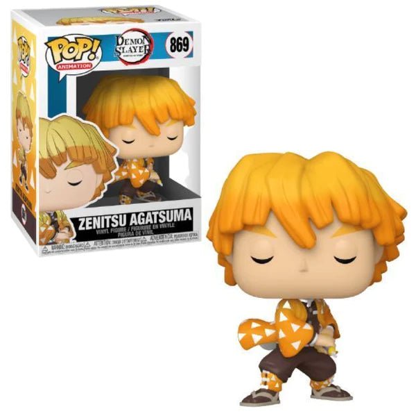 Funko POP! Demon Slayer - Zenitsu Agatsuma #869 Pop Vinyl Figure - Pop Vinyl