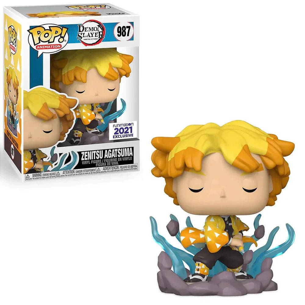 Funko POP! Demon Slayer - Zenitsu Agatsuma #987 Pop Vinyl Figure - Pop Vinyl
