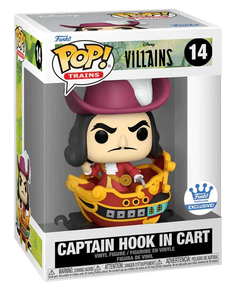 Funko POP! Disney Villains - Captain Hook in Cart #14 Pop Vinyl Figure - Pop Vinyl