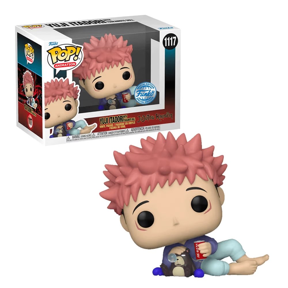 Funko POP! Jujutsu Kaisen - Yuji Itadori with Tsukamoto Doll #1117 Pop Vinyl Figure - Pop Vinyl