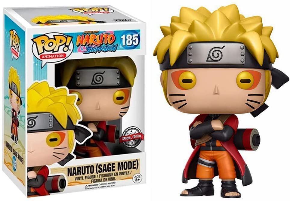 Funko POP! Naruto: Shippuden - Naruto (Sage Mode) #185 Pop Vinyl Figure - Pop Vinyl