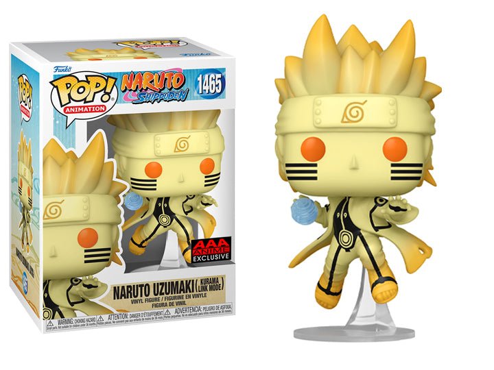 Funko POP! Naruto: Shippuden - Naruto Uzumaki (Kurama Link Mode) #1465 Pop Vinyl Figure - Pop Vinyl