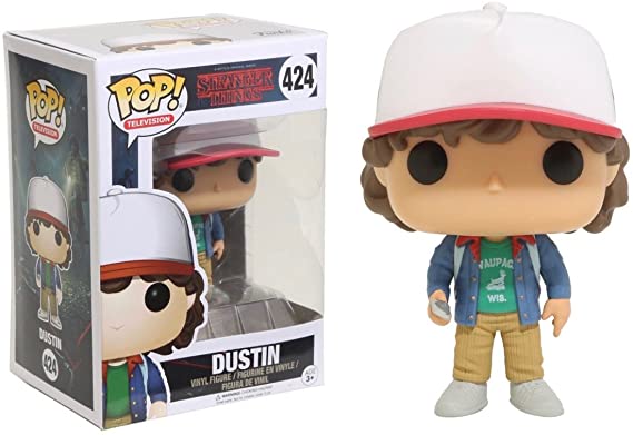 Funko POP! Stranger Things - Dustin #424 Pop Vinyl Figure - Pop Vinyl